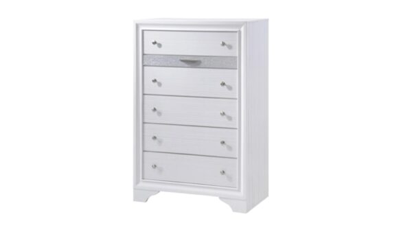 Lubna White Full 5 Piece Set
