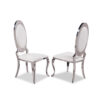 Olaf White & Silver Dining Chair