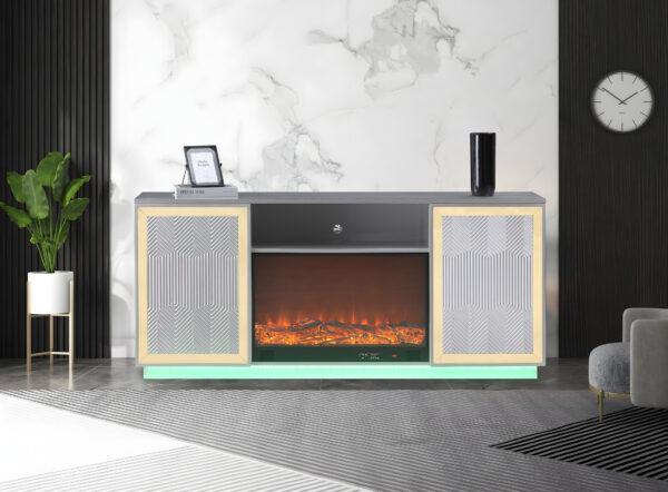 Quito Silver TV Stand