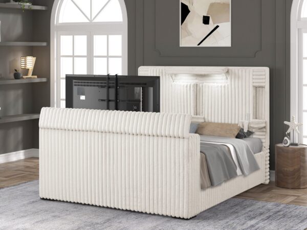 Destiny TV Bed White