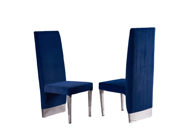 Cinderella Blue & Silver Dining Chair