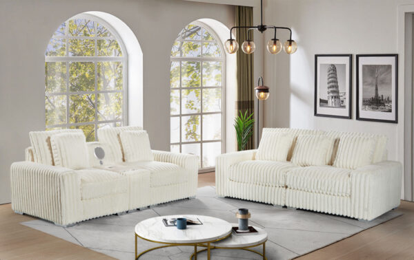 Cologne Cream
2 Piece Loveseat