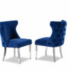Stitch Blue & Silver Dining Chair