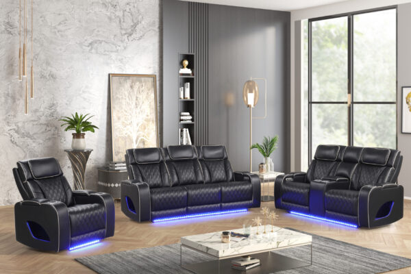 Aurora Black Sofa