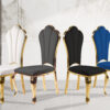 Lilo White & Gold Dining Chair