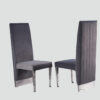 Cinderella Gray & Silver Dining Chair