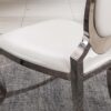 Olaf White & Silver Dining Chair