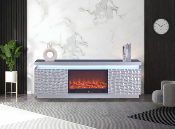 Bogota Silver TV Stand