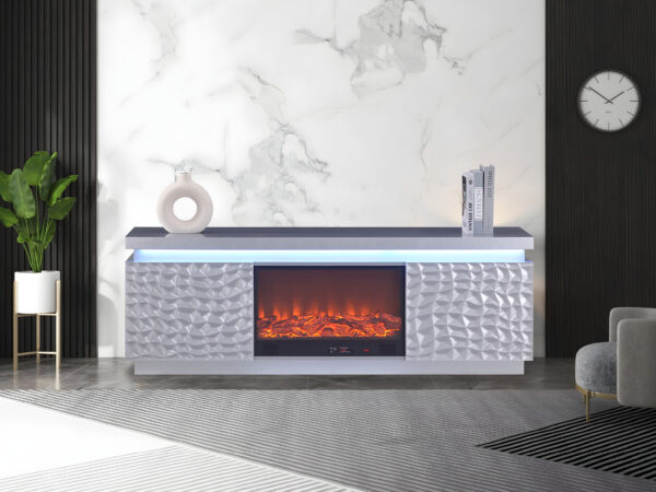 Bogota Silver TV Stand