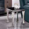 Gandhi Silver/Black End Table