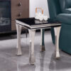 Gandhi Silver/Black End Table