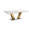 Shakespeare Gold/White Coffee Table