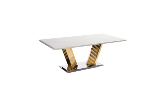 Shakespeare Gold/White Coffee Table