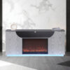 Rosario Silver TV Stand