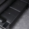 Denver RAF Chaise Sectional Black
