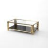 Columbus Gold/Black Coffee Table