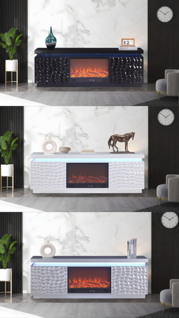 Bogota Silver TV Stand