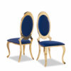 Olaf Blue & Gold Dining Chair