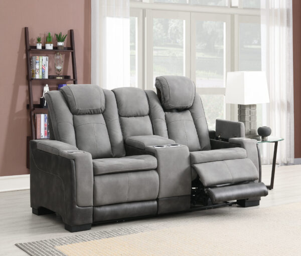 Arcadia Gray Sofa + Loveseat Set