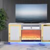 Quito White TV Stand