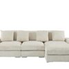 London Cream 3 Piece Sectional RAF Chaise
3-Pc RAF Sectional Right Chaise