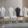 Lilo Gray & Gold Dining Chair