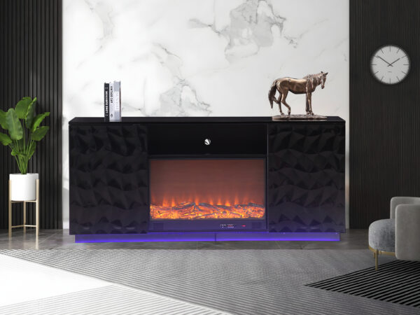 Salvador Black TV Stand