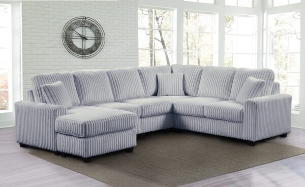 Lyon Gray LAF Chaise
3-Pc Sectional Chaise
