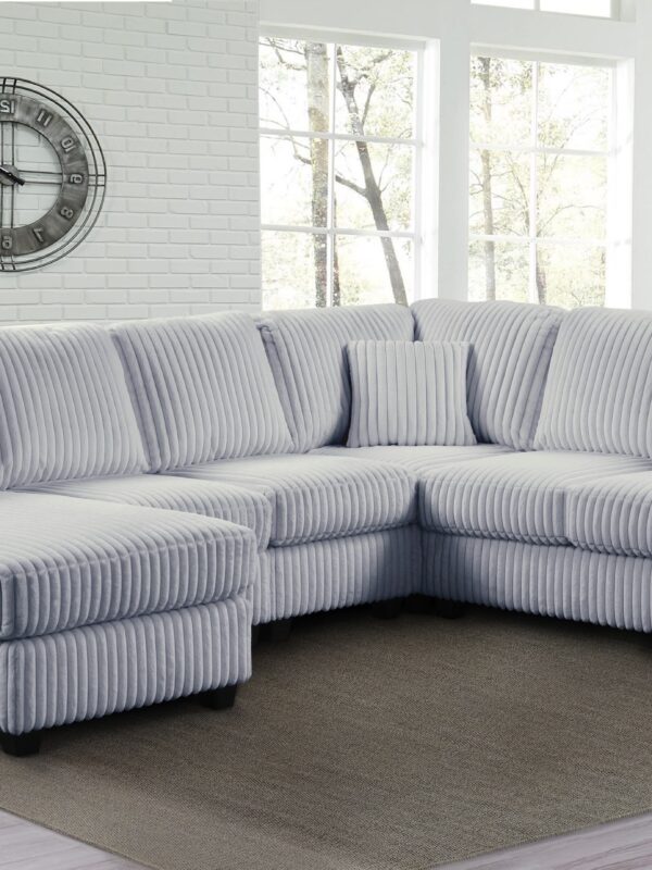 Lyon Gray LAF Chaise
3-Pc Sectional Chaise