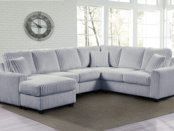 Lyon Gray LAF Chaise
3-Pc Sectional Chaise