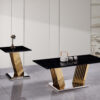 Shakespeare Gold/Black End Table