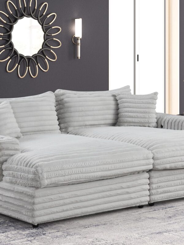 Ajax Gray Double Chaise
2-Pc Double Chaise