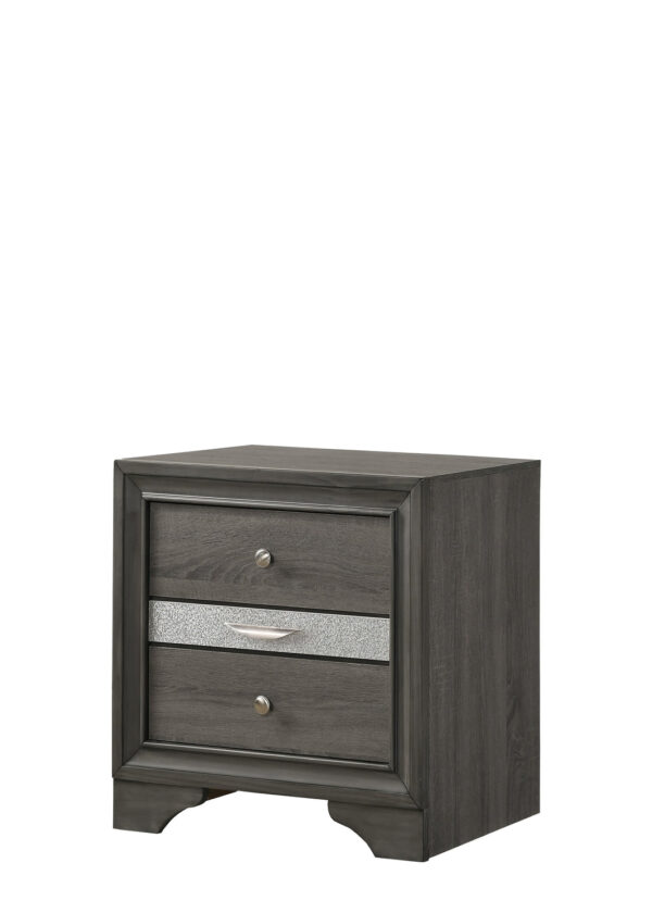 Lubna Gray Full 4 Piece Set