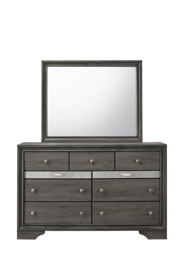 Lubna Gray Full 4 Piece Set