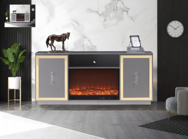 Cali Silver TV Stand