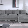 London Gray 3 Piece Sectional RAF Chaise
3-Pc RAF Sectional Right Chaise