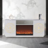 Santiago White TV Stand