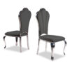 Lilo Gray & Silver Dining Chair