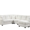 Lyon White RAF Chaise
3-Pc Sectional Chaise