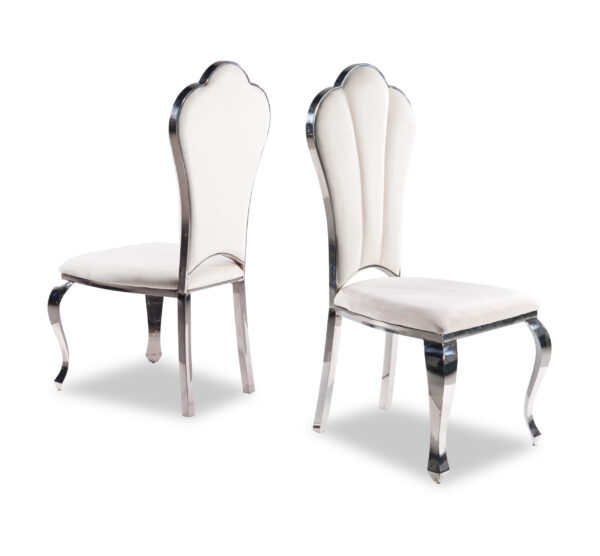 Lilo White & Silver Dining Chair
