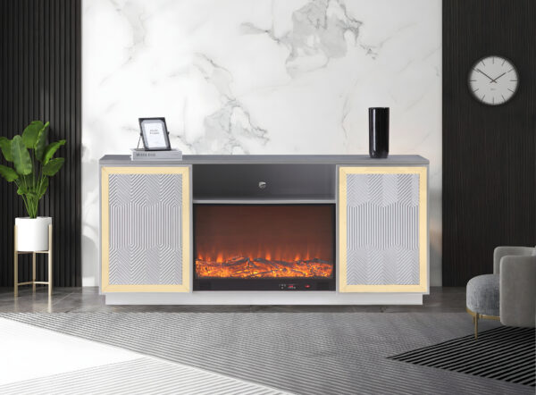 Quito Silver TV Stand