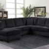Lyon Black LAF Chaise
3-Pc Sectional Chaise