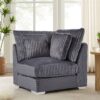 London Gray 6 Piece LAF Chaise Sectional
6-Pc Sectional LAF Chaise