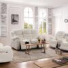 Flint Cream Sofa + Loveseat Set