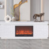 Bogota White TV Stand