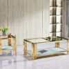 Columbus Gold/White Coffee Table