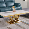 Da Vinci Gold/White Coffee Table