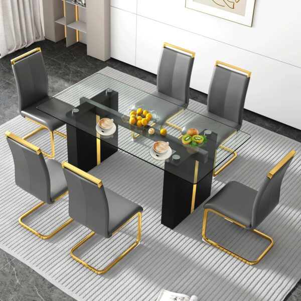 Caesar Gold Dining Table