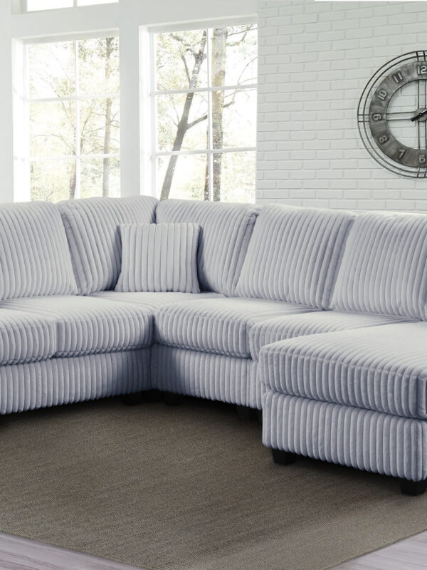 Lyon Gray RAF Chaise
3-Pc Sectional Chaise