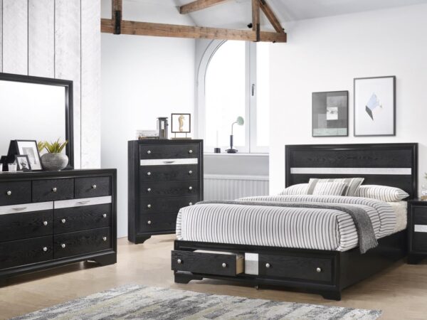 Lubna Black Full 4 Piece Set
